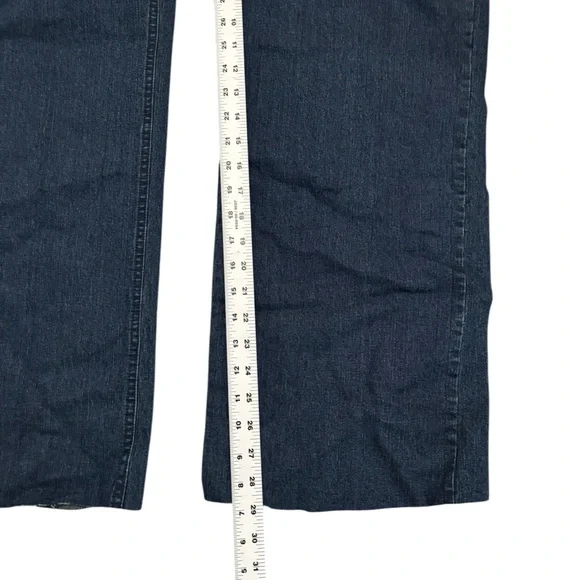 Ashro Women’s Bedazzled Loose Leg Jeans w/ Frayed Hems-size 16W - Picture 5 of 5